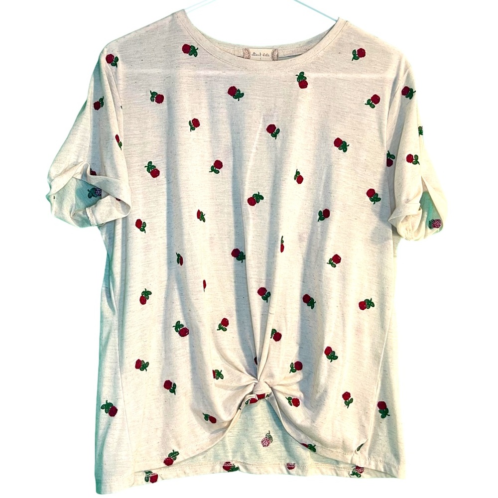 Altar’d State Embroidered Rose Tee